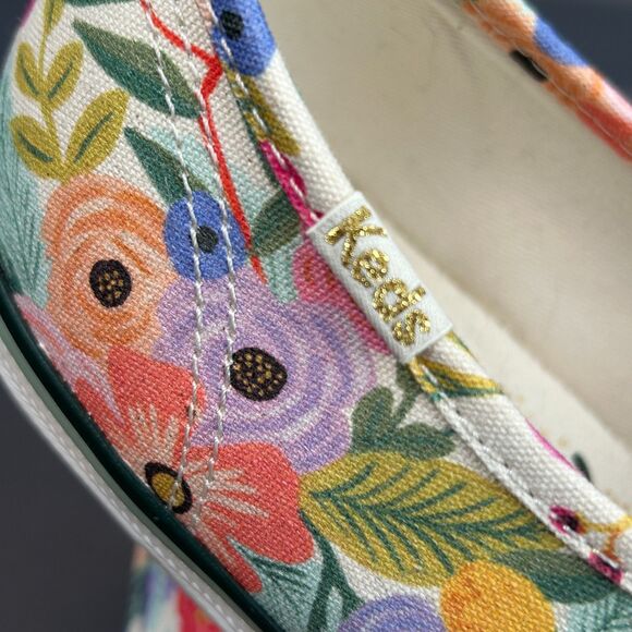 Keds Rifle Paper Company Floral Classic Lace Up Sneakers Shoes 8.5 NEW - Picture 13 of 16